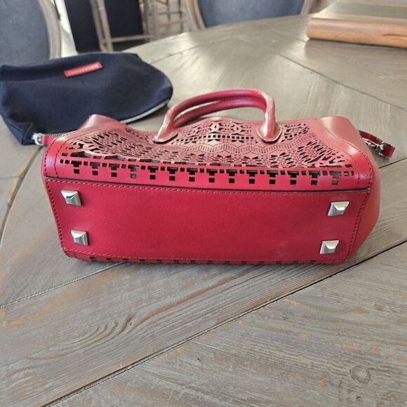 Ermanno Scervino Perforated Leather Crossbody Handbag - Picture 7 of 16